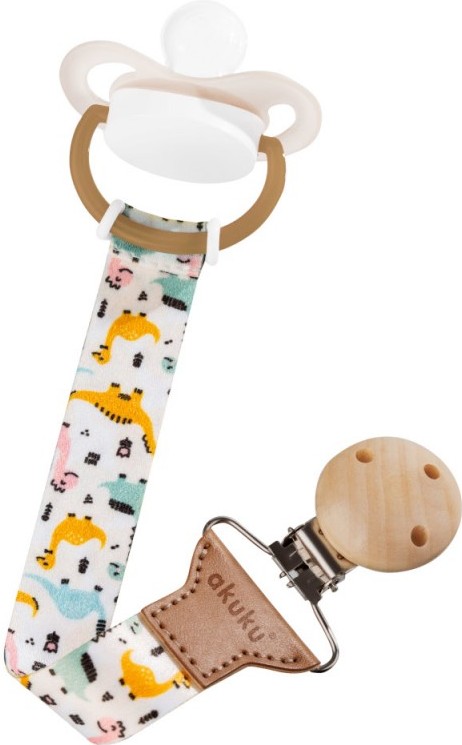 Фото - Тримач пустушок Akuku Dinus (A0580)