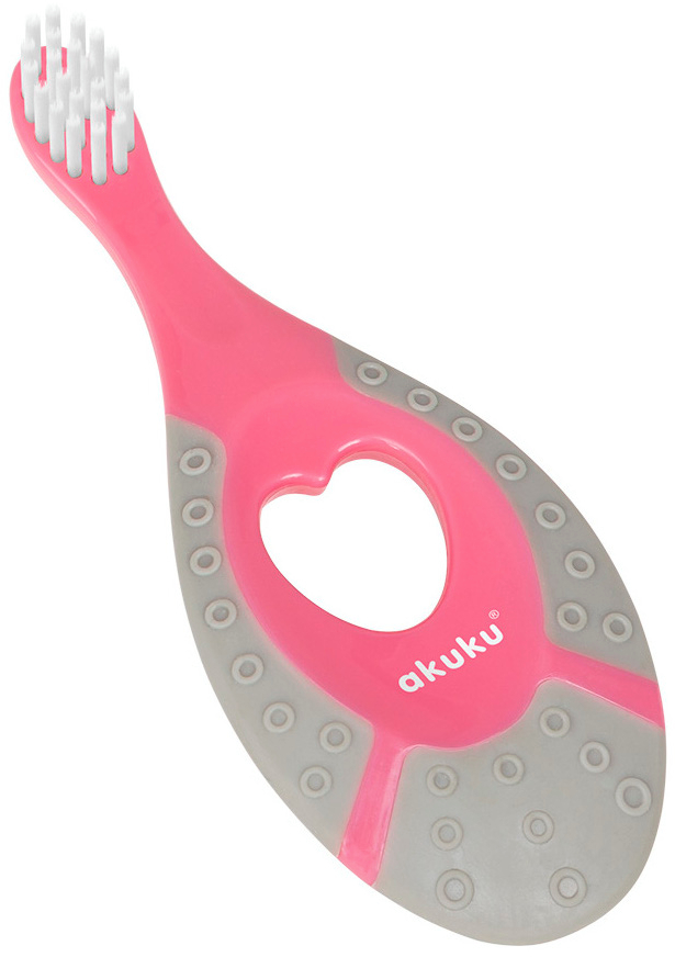 Фото - Зубна щітка мануальна дитяча Akuku рожева (A0677)