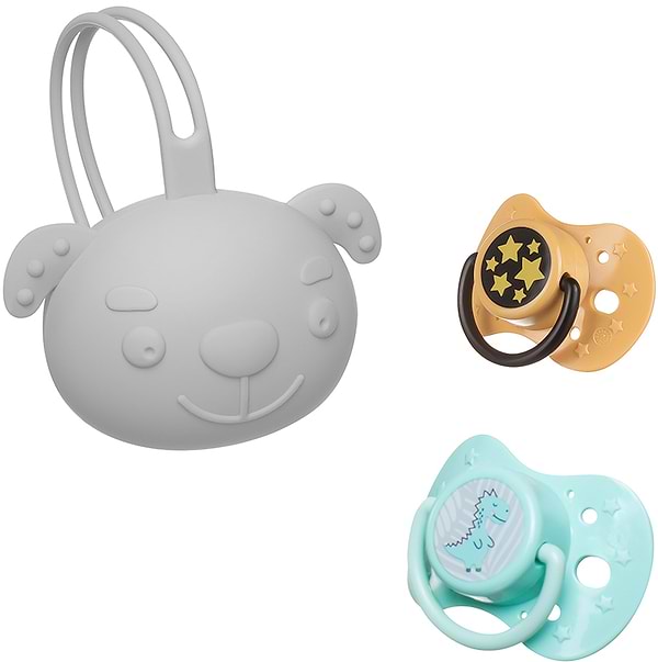 Фото - Контейнер для зберігання пустушок Akuku Собака (A0678)