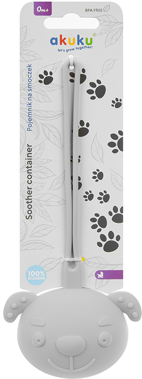 Фото - Контейнер для зберігання пустушок Akuku Собака (A0678)