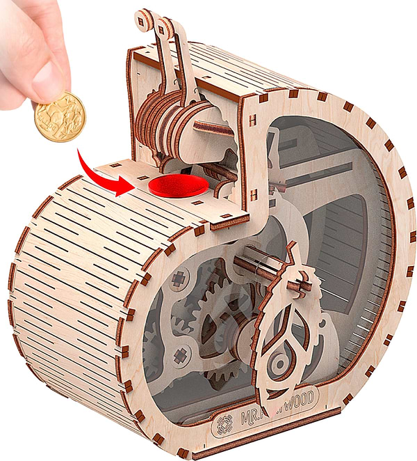 Фото - 3D пазлы Mr.Playwood Улитка-копилка S (10602)