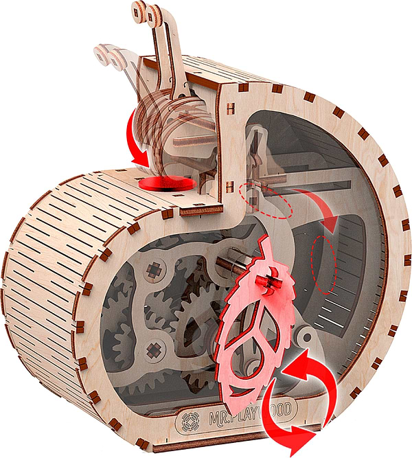 Фото - 3D пазлы Mr.Playwood Улитка-копилка S (10602)