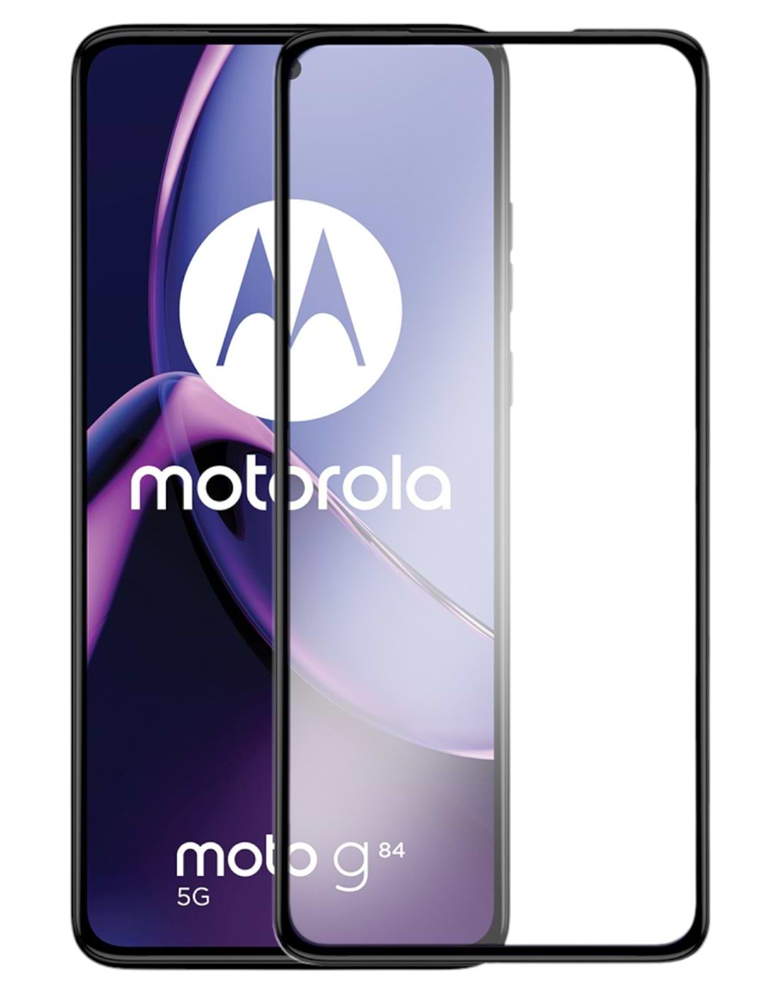 Захисне скло для смартфону BeCover Motorola Moto G84 Black (710108) - Фото 1