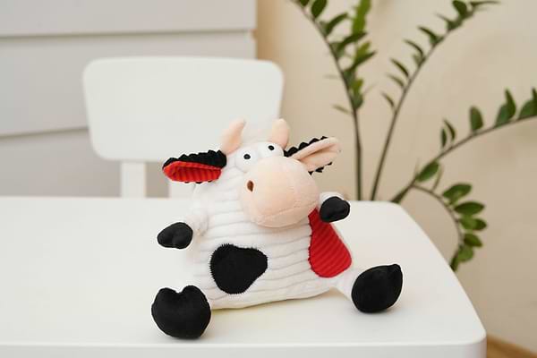 Фото - Мягкая игрушка животное Same Toy Корова/Бык Черно-белый 18 см (A1009/18)