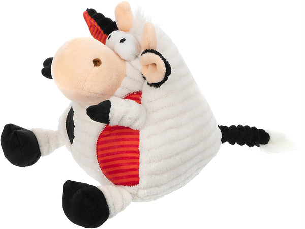 Фото - Мягкая игрушка животное Same Toy Корова/Бык Черно-белый 18 см (A1009/18)