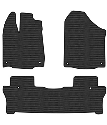 EVA коврики в салон авто EVAtech для Pilot Elite 7 seats Honda 2015-2022 3 поколение SUV USA HA12343ZV3TL6RBB