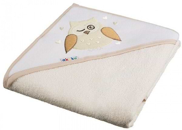 Фото - Рушник махровий дитяче Akuku Beige (A1241)