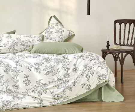 Купити Комплект постільної білизни SOHO Elle 200х230 Sintra Olive (A130060) - Фото 1 Комплект постільної білизни SOHO Elle 200х230 Sintra Olive (A130060) - Фото 1