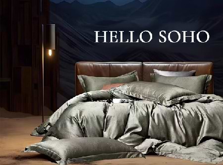 Комплект постельного белья SOHO Boutique 200х230 Сircle Olive (A130087)