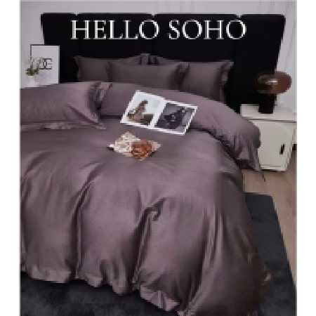 Фото - Комплект постільної білизни SOHO Boutique 200х230 Сircle Plum (A130088)