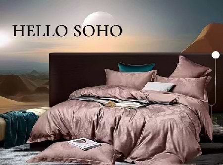 Фото - Комплект постільної білизни SOHO Boutique 200х230 Venzel Rosy (A130097)