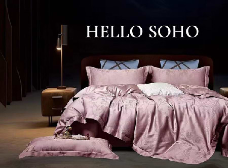 Фото - Комплект постельного белья SOHO Boutique 200х230 Butterfly Powder (A130102)