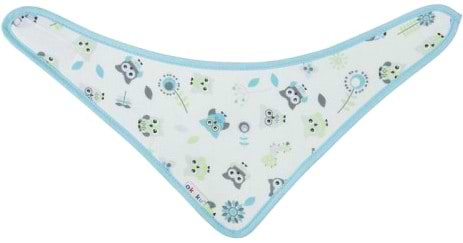 Нагрудник тканинний Akuku Блакитні Сови (A1471)