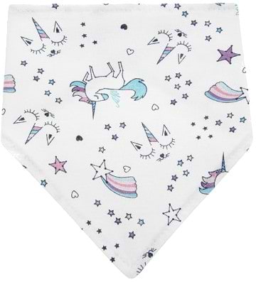 Нагрудник тканинний Akuku Єдиноріг (A1501)