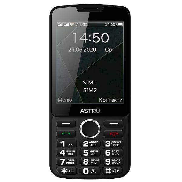 Фото - Мобільний телефон Astro A167 Black-Red