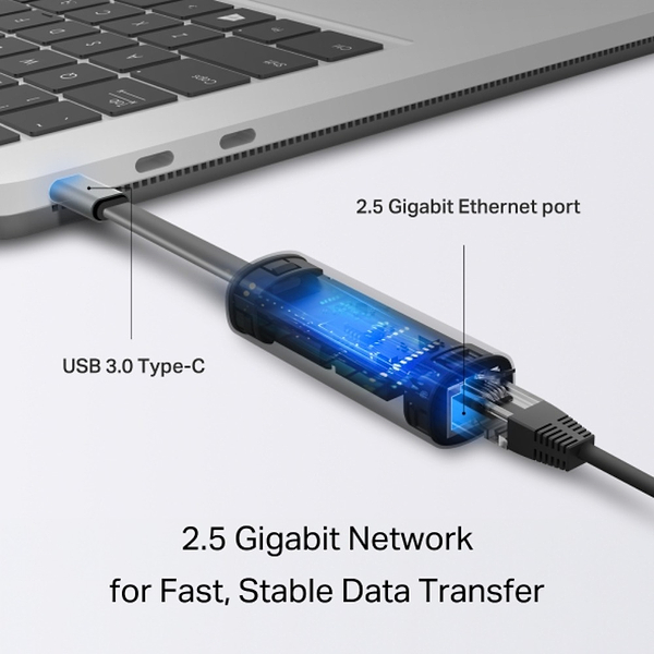Фото - Перехідник USB-C - Ethernet TP-Link UE302C