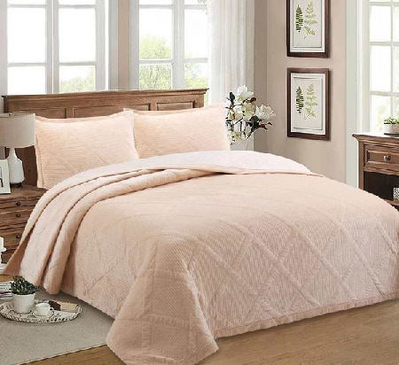 Фото - Покривало двоспальне SOHO 200х230 см VELUR Ivory (A120137) Фото - Покривало двоспальне SOHO 200х230 см VELUR Ivory (A120137)