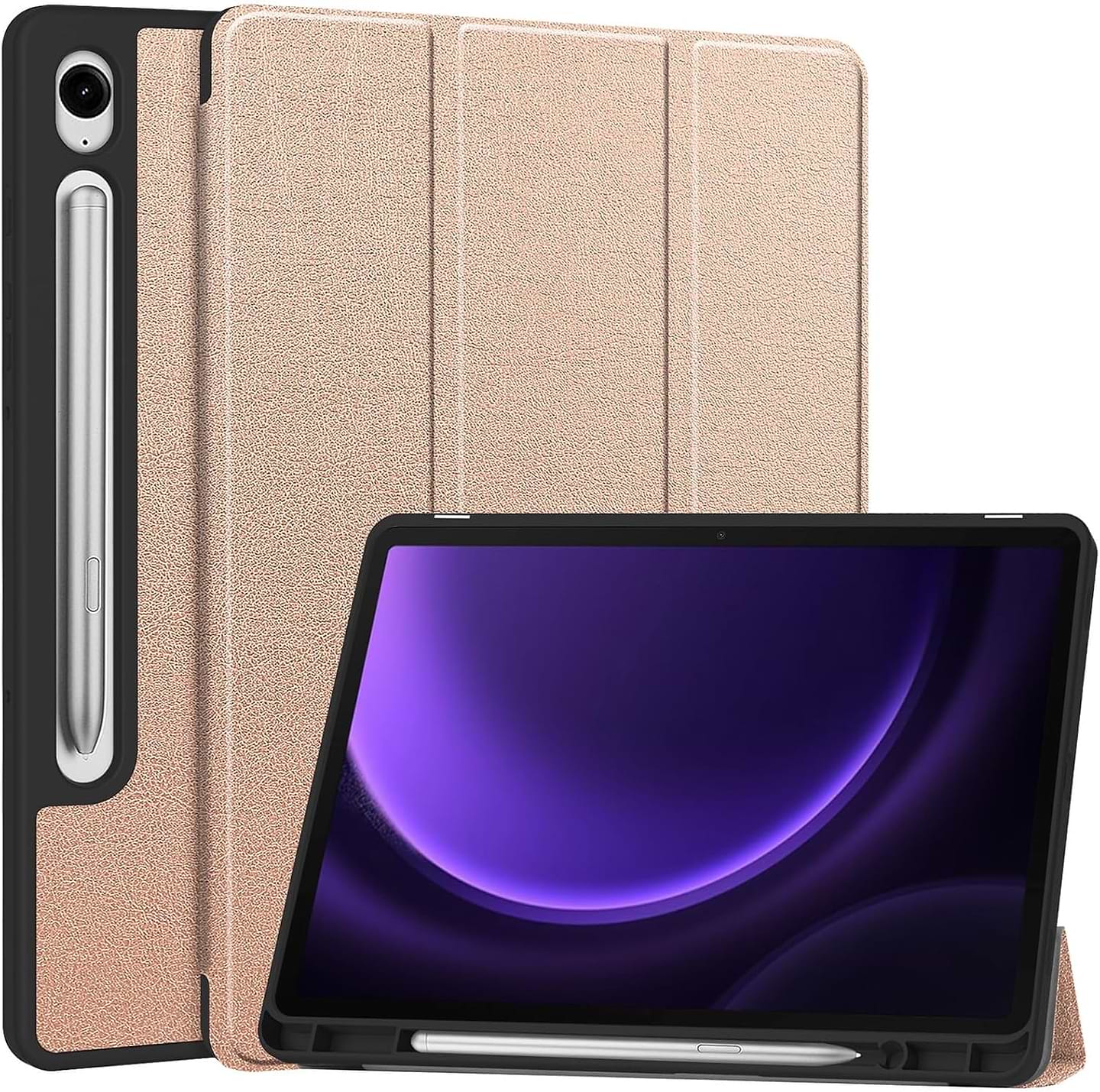 Чохол для планшета BeCover Flexible TPU Mate for Samsung Galaxy Tab S10 FE (SM-X520/SM-X526) 10.9" Rose Gold (713268) - Фото 1
