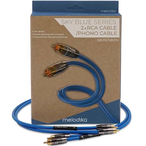 Фото - Кабель RCA Melodika 2xRCA - 2xRCA 1,5m (SB2R15)