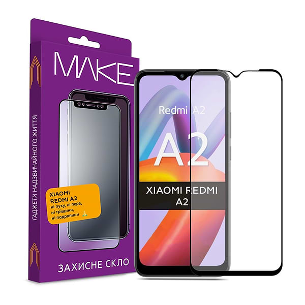Фото - Захисне скло для смартфону MAKE FCFG Xiaomi Redmi A2 (MGF-XRA2)