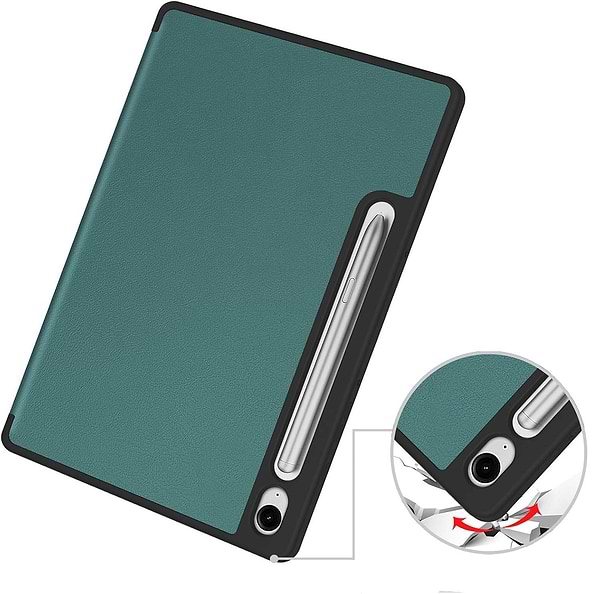 Фото - Чехол для планшета BeCover Flexible TPU Mate for Samsung Galaxy Tab S9 (SM-X710/SM-X716)/S9 FE (SM-X510/SM-X516B) 11.0" Dark Green (712529)