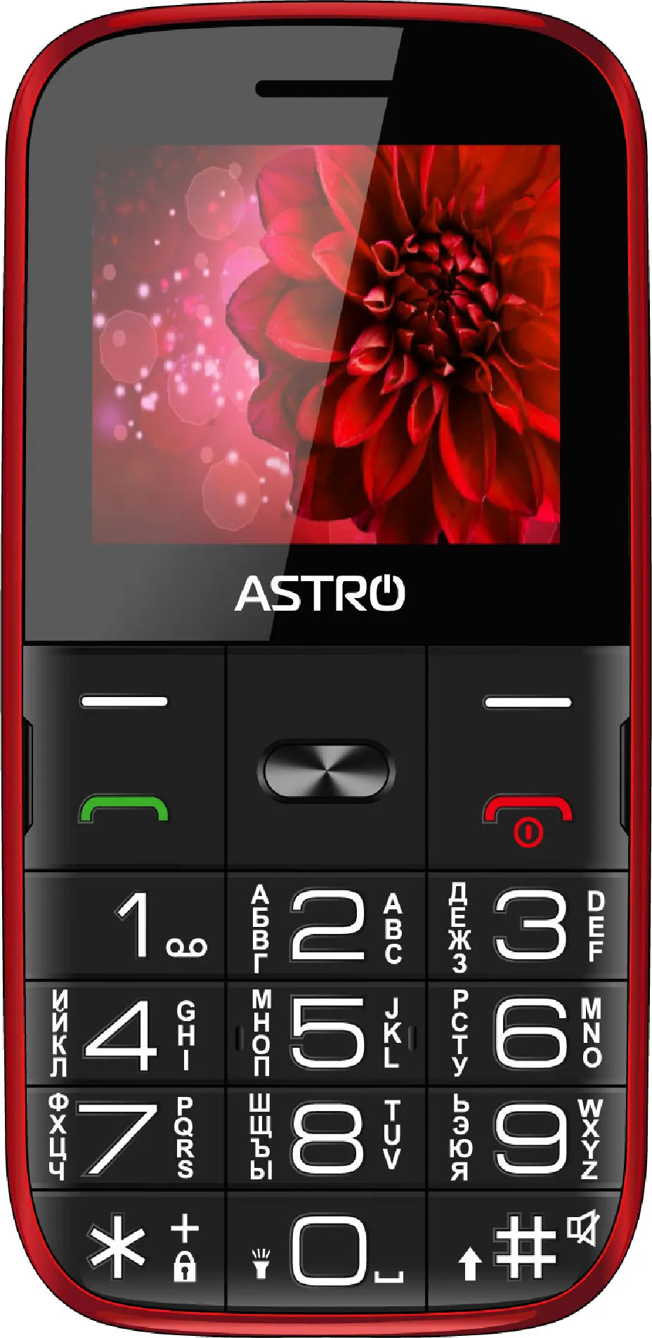 Мобильный телефон Astro A241 Red купить - цена, характеристики | COMFY