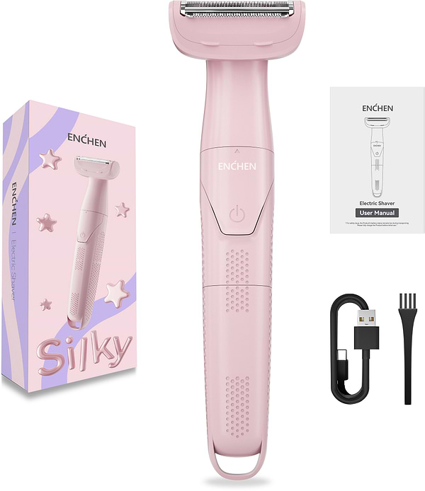 Фото - Электрический триммер для тела Enchen A2 Pink