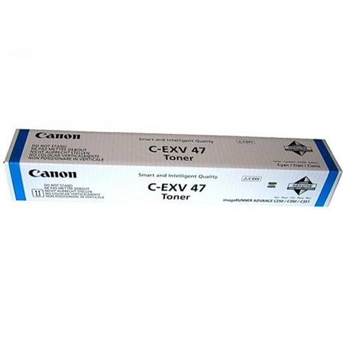 Картридж для лазерных принтеров/МФУ Canon iRAC250/350i C-EXV47 toner Cyan (8517B002AA) - Фото 1