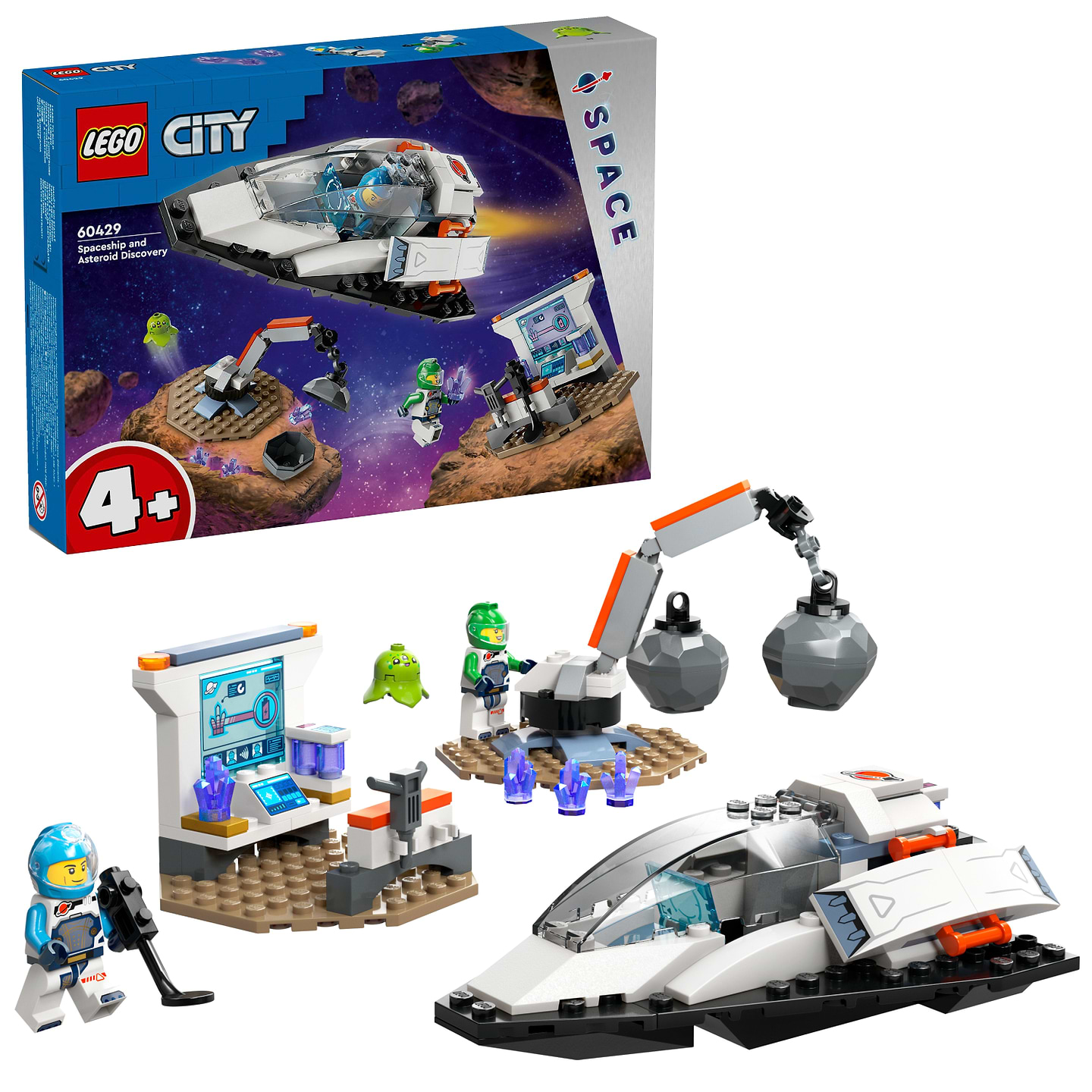 Конструктор LEGO City Космический корабль и исследование астероида (60429) - Фото 1