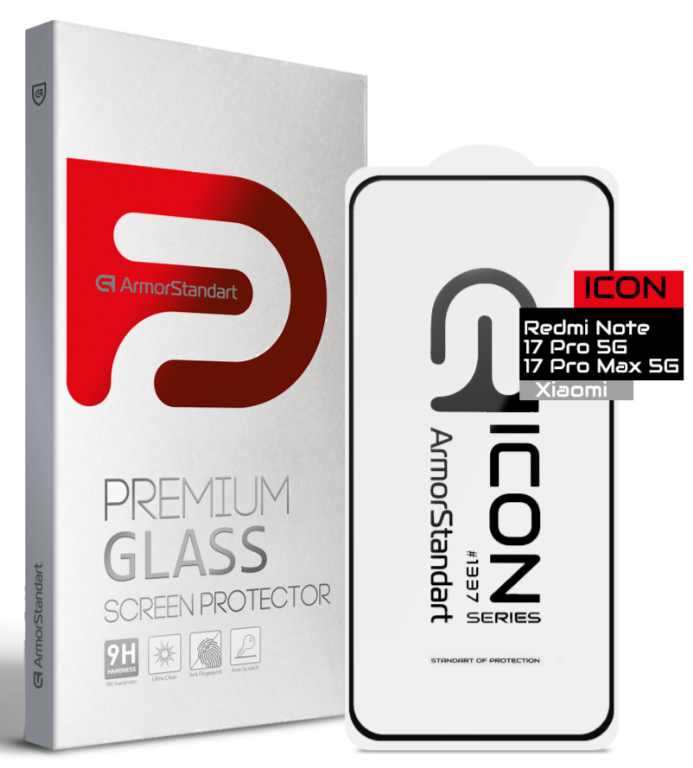 Защитное стекло для смартфона Armorstandart Icon for Xiaomi Redmi Note 17 Pro 5G / 17 Pro Max 5G (ARM92723)