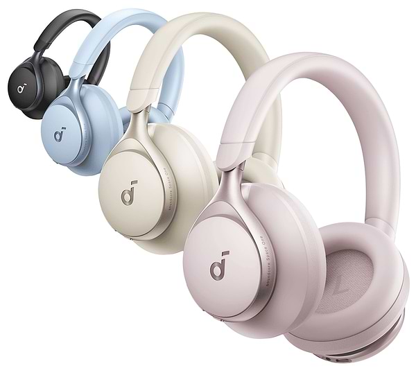 Фото - Навушники повнорозмірні бездротові Anker SoundСore Space One Pink (A3035G51)