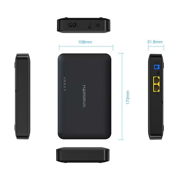 Фото - Источник бесперебойного питания Marsriva DC+PoE+USB OUT (KP2)