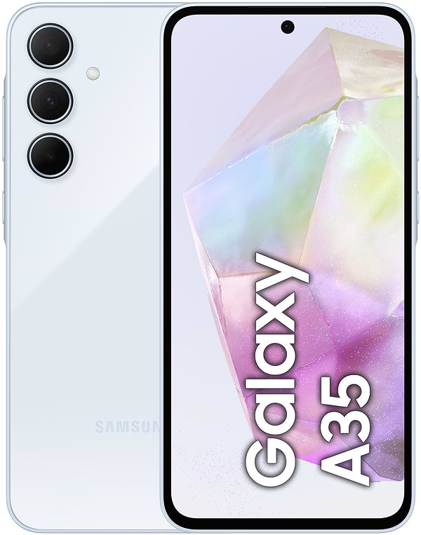 Фото - Смартфон Samsung Galaxy A35 5G 8/256Gb Awesome Iceblue (SM-A356BLBGEUC)