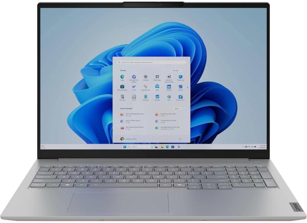 Ноутбук Lenovo ThinkBook 16 G8 IRL (21SH008GRA) Arctic Grey - Фото 1