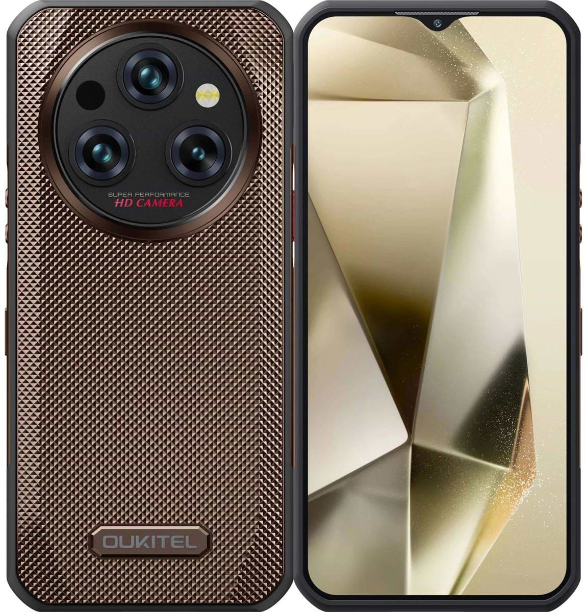 Смартфон OUKITEL WP35 8/256GB Brown - Фото 1