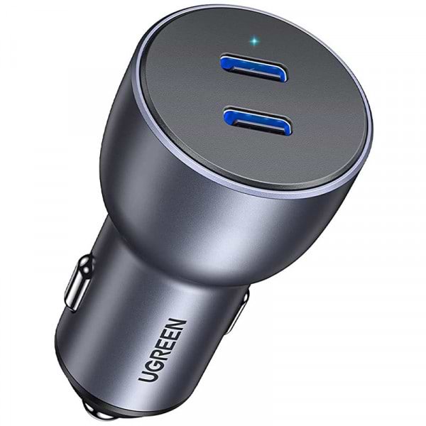 Фото - Автомобільний зарядний пристрій UGREEN QC 3.0+QC 3.0 Dual USB-C 40W CD213 (70594)