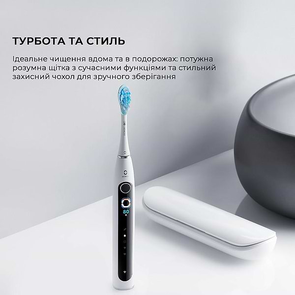 Фото - Зубная щетка электрическая Oclean X Pro 20 Set White (6970810556971)