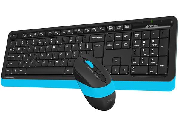 Фото - Уценка - Клавиатура+мышь беспроводная A4tech FG1010 (Blue)