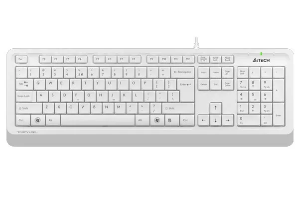 Клавіатура дротова A4tech FK10 (White) - Фото 1