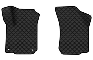 Килимки з екошкіри в салон авто передні EVAtech для Octavia A4 Tour Skoda 1996-2010 1 покоління Liftback EU (SK11746AD2AV2BBB)