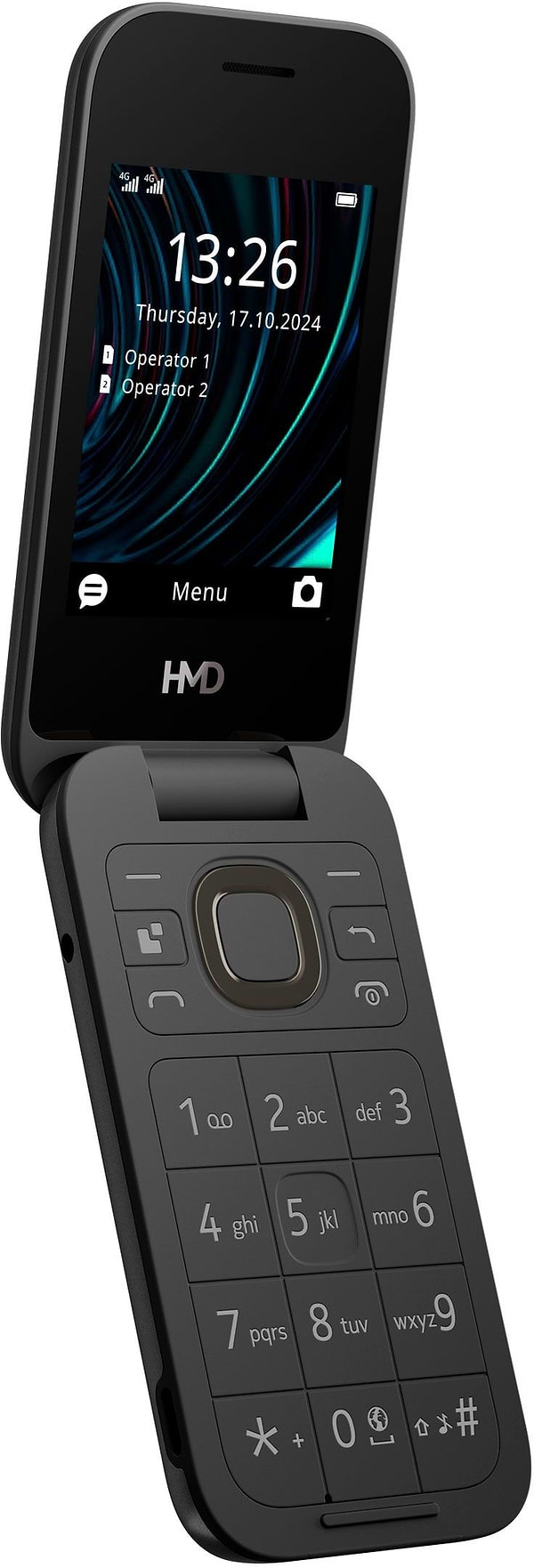 Фото - Мобильный телефон HMD 2660 4G Flip DS Black