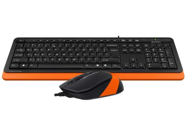 Фото - Клавіатура+миша A4tech F1010 (Orange)