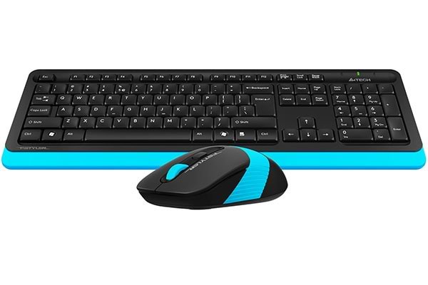 Фото - Уценка - Клавиатура+мышь беспроводная A4tech FG1010 (Blue)