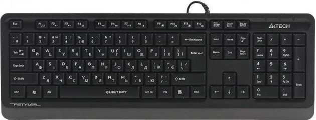 Клавіатура дротова A4tech FK10Q (Grey)