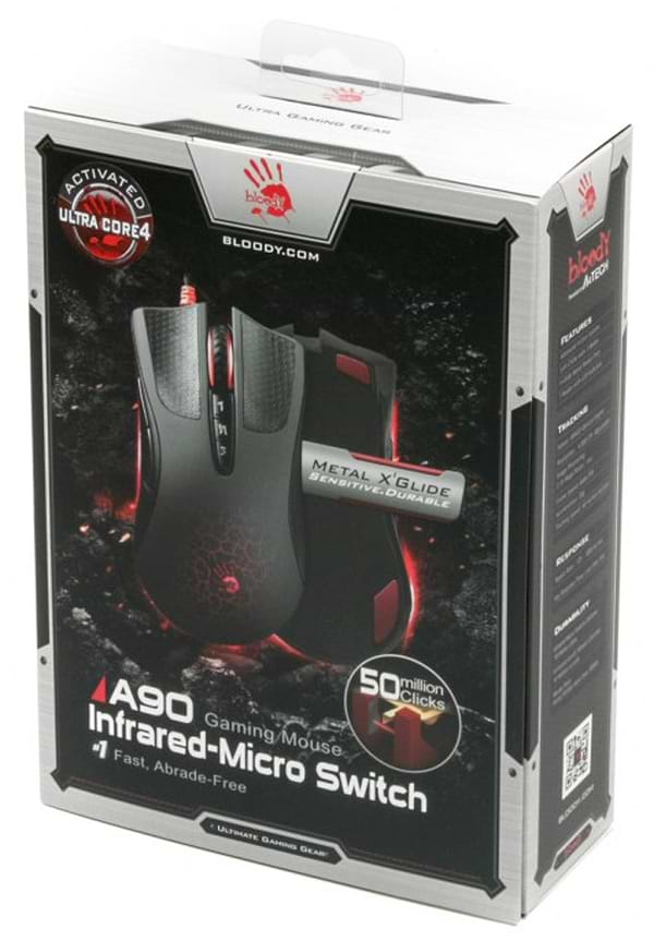 Фото - Мышь проводная игровая Bloody A90A  (Black)