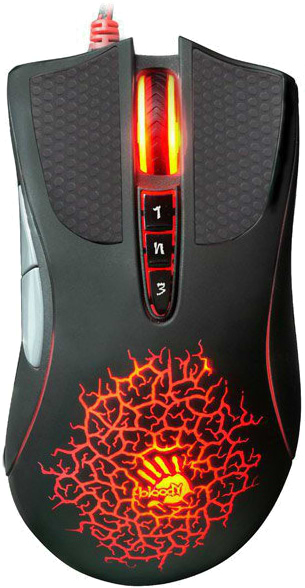 Мышь проводная игровая Bloody A90A  (Black) - Фото 1
