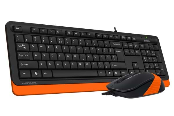 Фото - Клавіатура+миша A4tech F1010 (Orange)