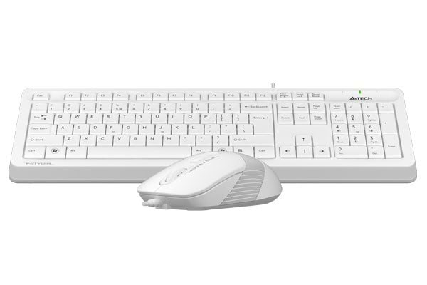 Фото - Клавіатура+миша A4tech F1010 (White)