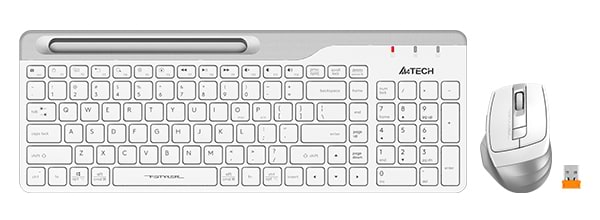 Фото - Клавиатура+мышь беспроводная A4tech FB2535C Icy White