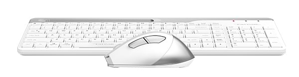 Фото - Клавиатура+мышь беспроводная A4tech FB2535C Icy White